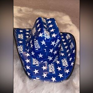 Bud Light Cowboy Hat (Sturdy Cardboard)